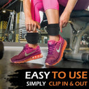 Fitness Ankle Straps Adjustable D-Rings