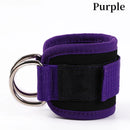 Fitness Ankle Straps Adjustable D-Rings