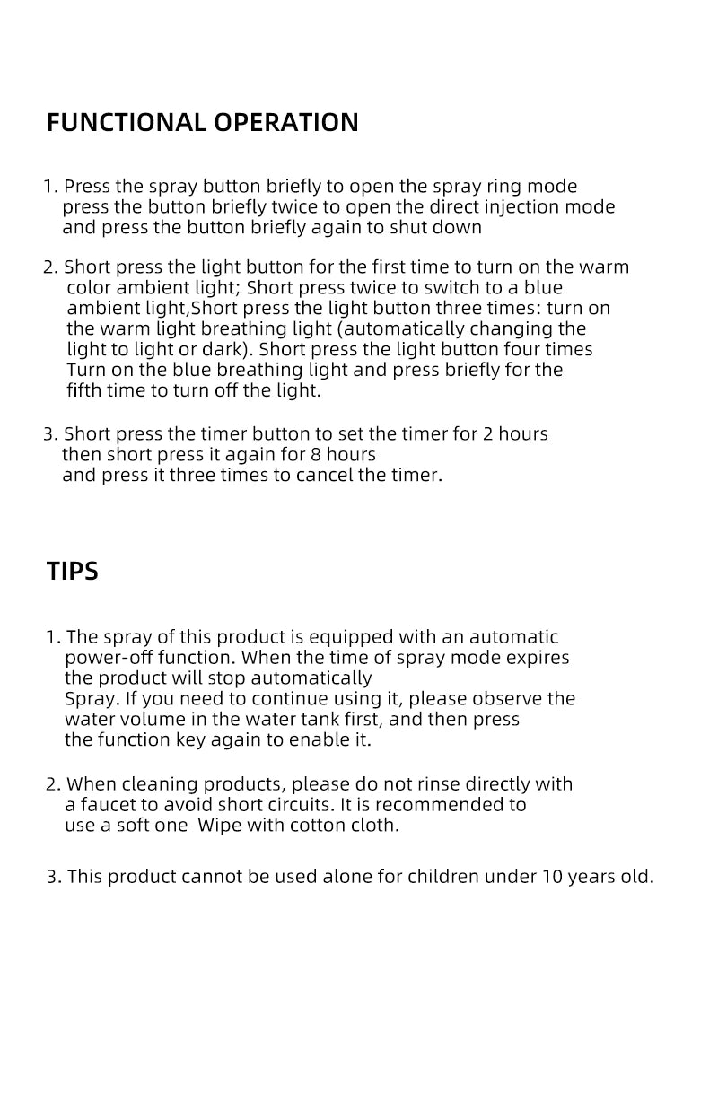 Train Cannon Ultrasonic Humidifier