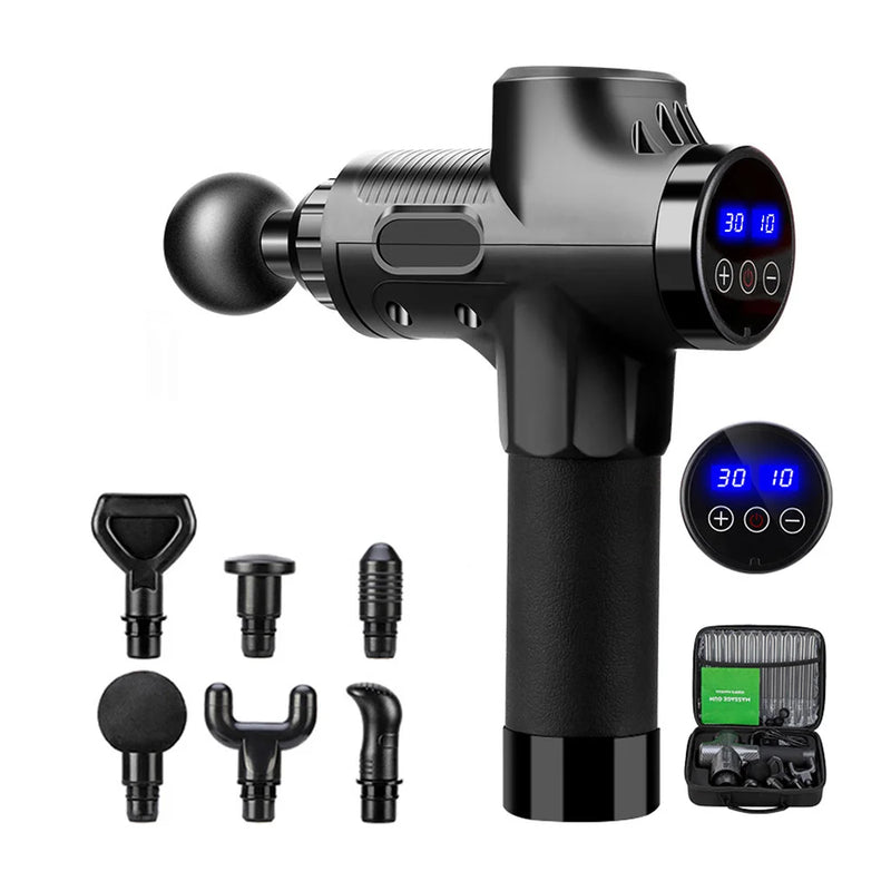 Fascial Massage Gun Pro – Pistol-Grip Deep Tissue Percussion Therapy