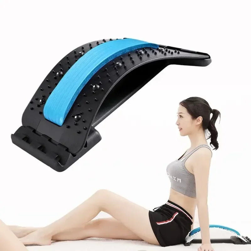 Spine Align Pro – 5-in-1 Adjustable Back Stretcher & Massager