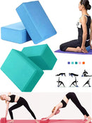 Premium Yoga Blocks (Set of 2) – High-Density EVA Support Bricks for Enhanced Practice
