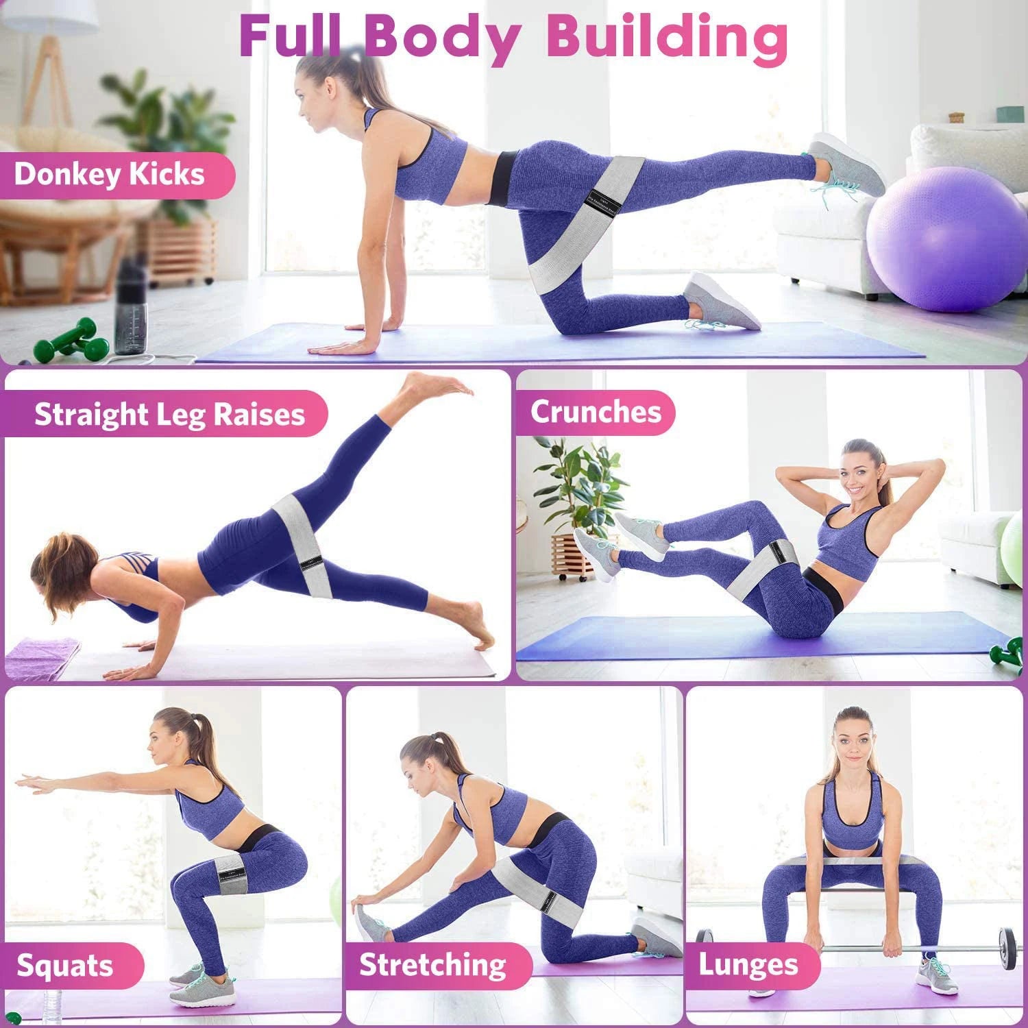 GluteSculpt Pro – Ultra-Thick Non-Slip Resistance Band for Booty Building
