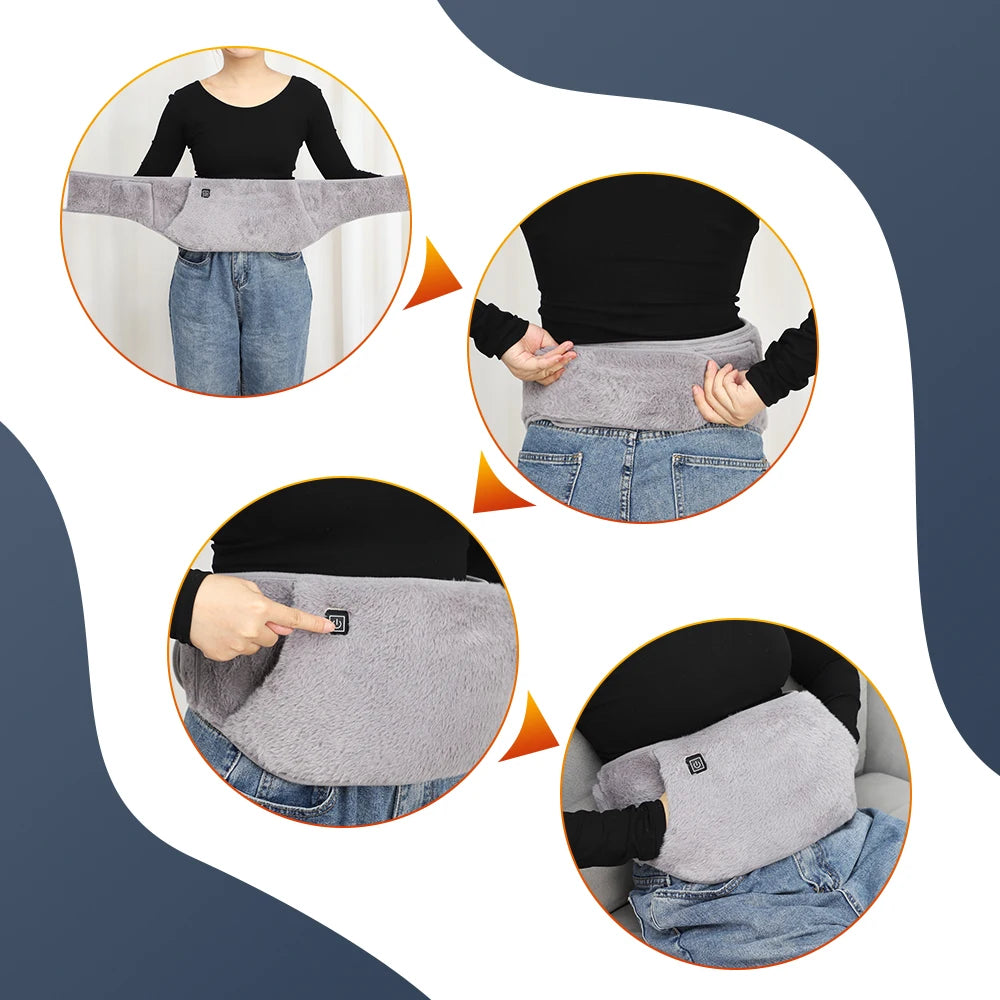 USB Electric Heating Belt with Adjustable Warmth