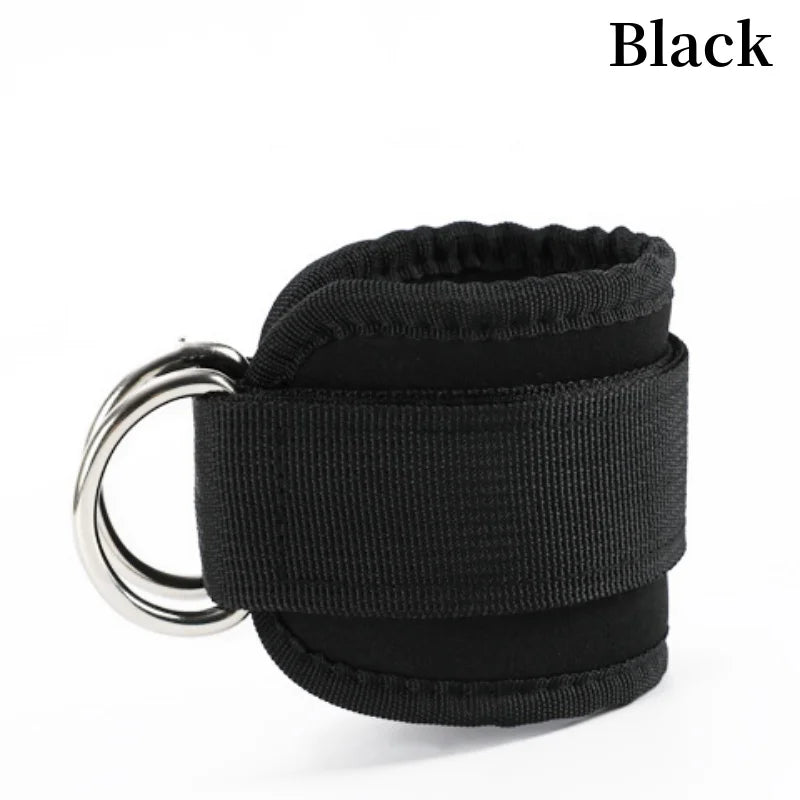 Fitness Ankle Straps Adjustable D-Rings