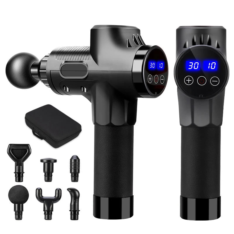 Fascial Massage Gun Pro – Pistol-Grip Deep Tissue Percussion Therapy
