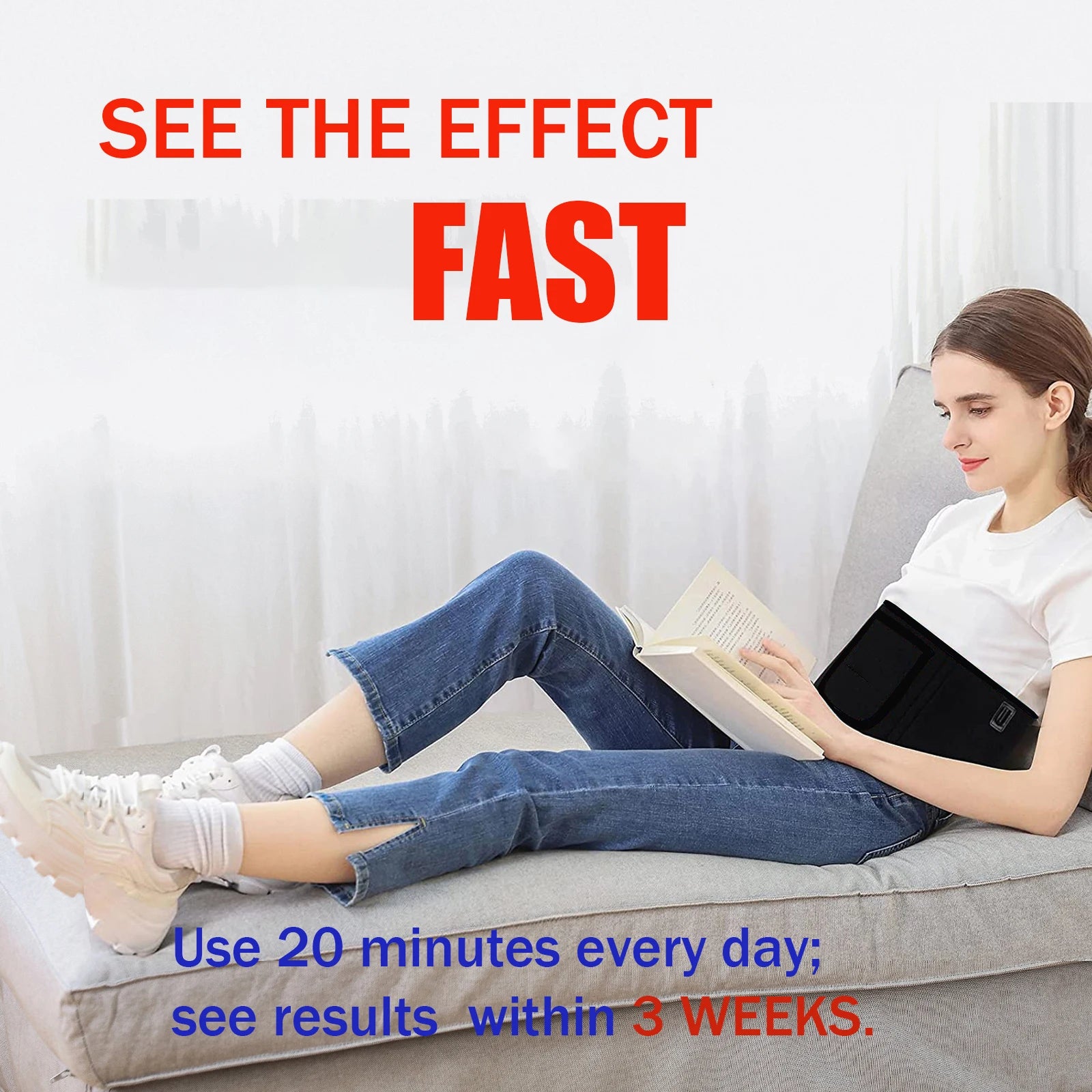 Dual-Wavelength Red & Infrared Light Therapy Belt