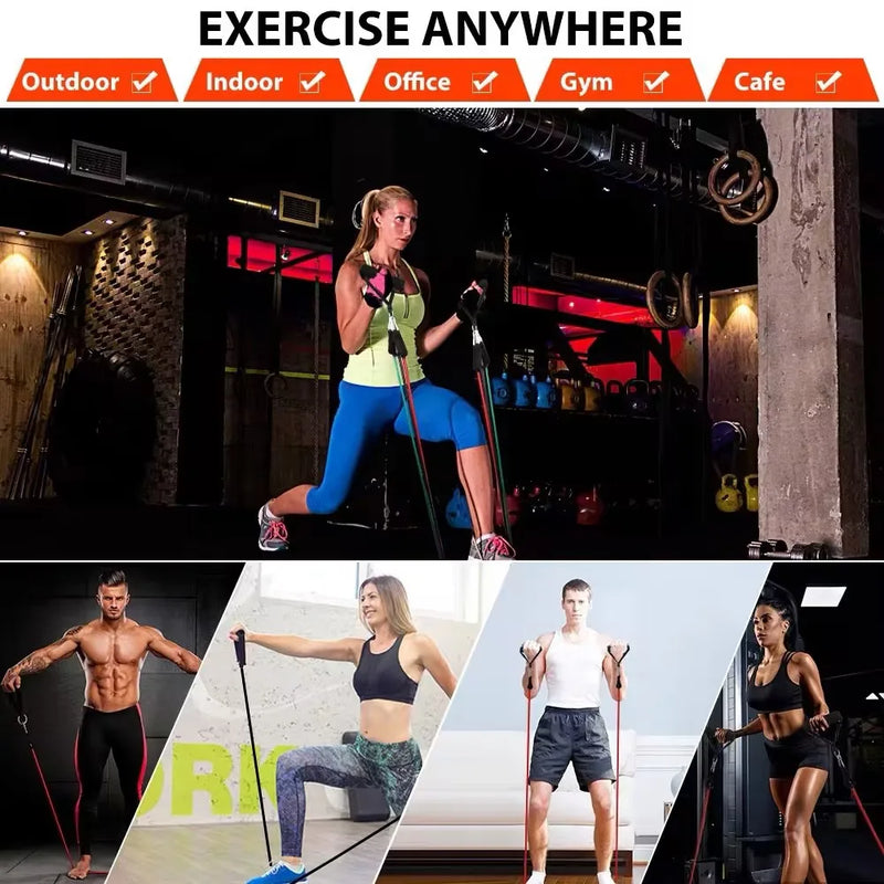 Ultimate Resistance Band Set – Total Body Home Gym System