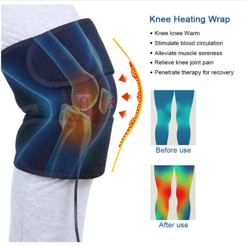 Electric Heating Knee Pads for Pain Relief
