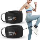 Fitness Ankle Straps D-Ring Support Cuffs Gym Leg Strength