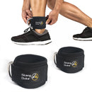 Fitness Ankle Straps D-Ring Support Cuffs Gym Leg Strength