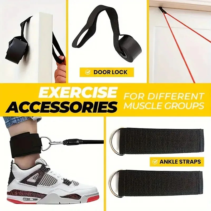 Ultimate Resistance Band Set – Total Body Home Gym System