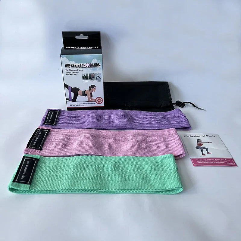 Booty Bands Pro – 3-Level Resistance Bands for Glute & Thigh Sculpting