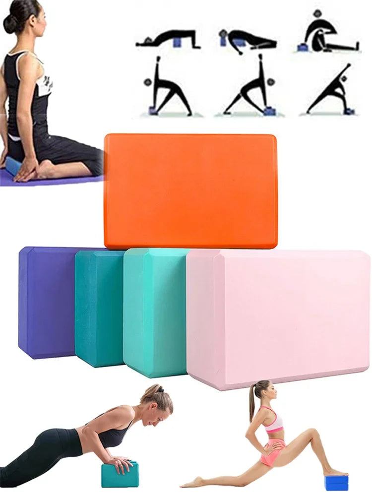 Premium Yoga Blocks (Set of 2) – High-Density EVA Support Bricks for Enhanced Practice