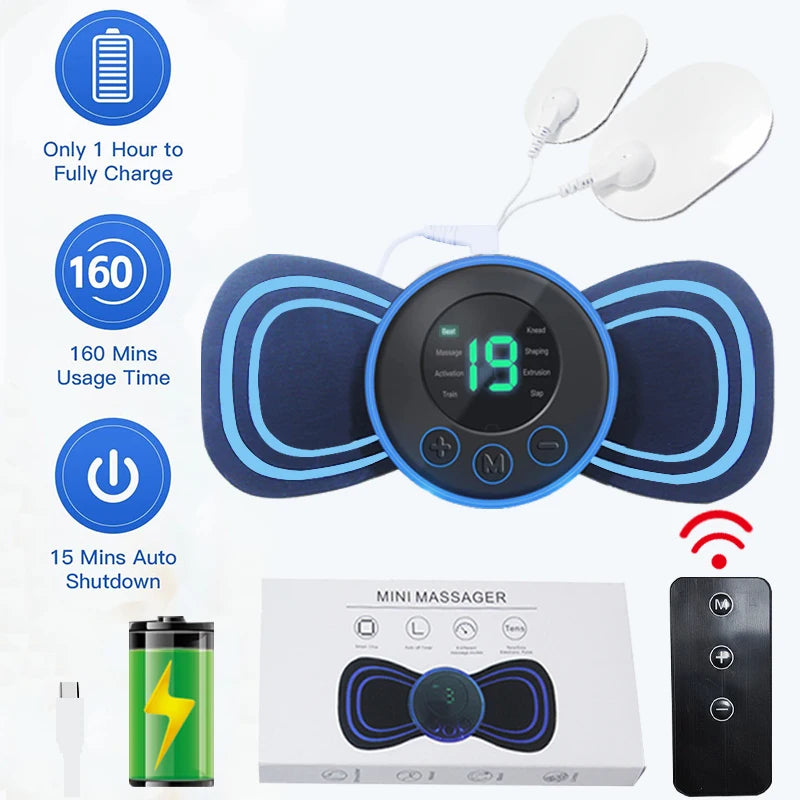 Smart Cervical Massage Patch with Remote Control