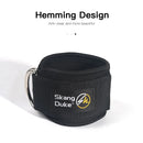 Fitness Ankle Straps D-Ring Support Cuffs Gym Leg Strength