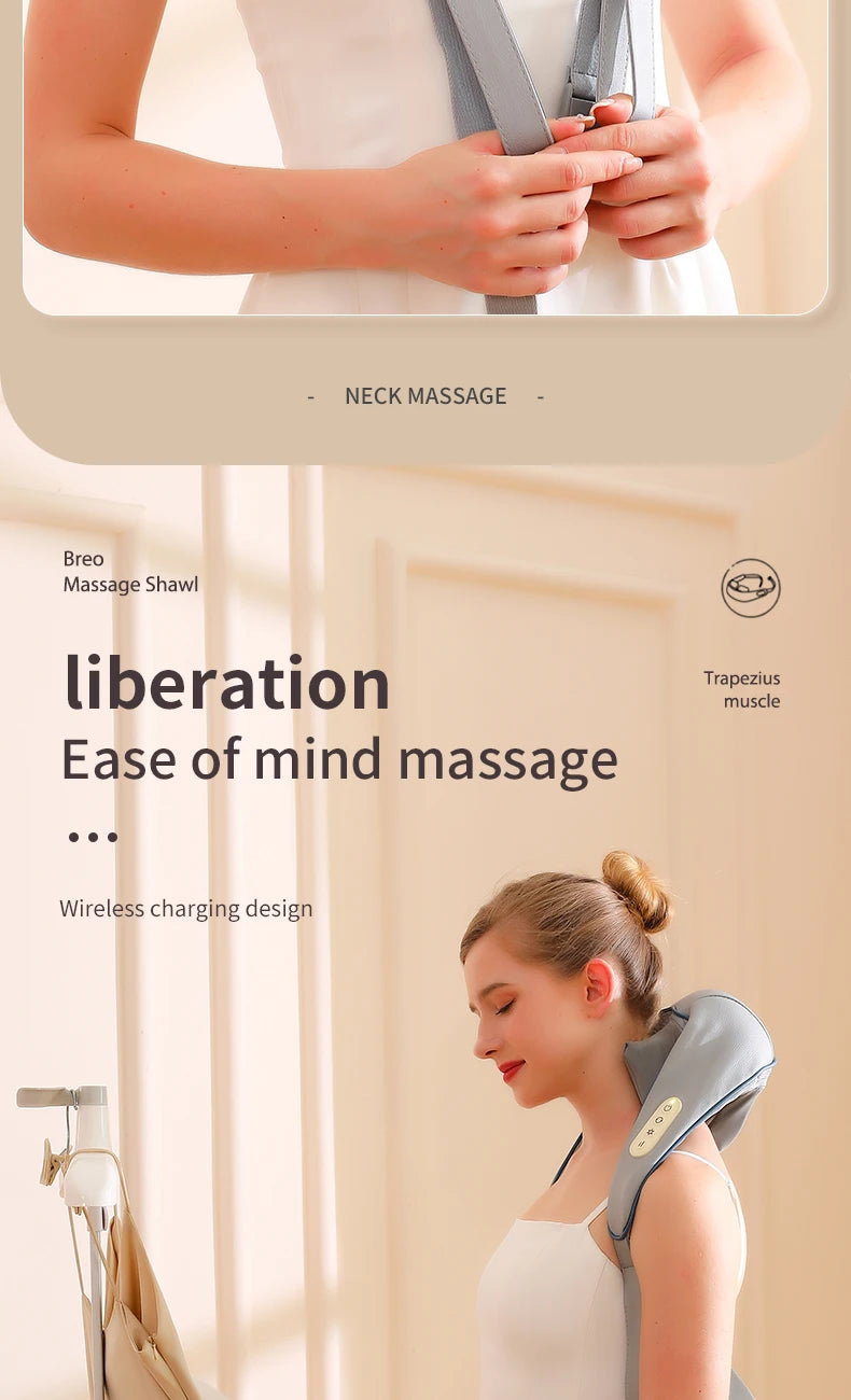 Wireless Neck And Shoulder Kneading Massage