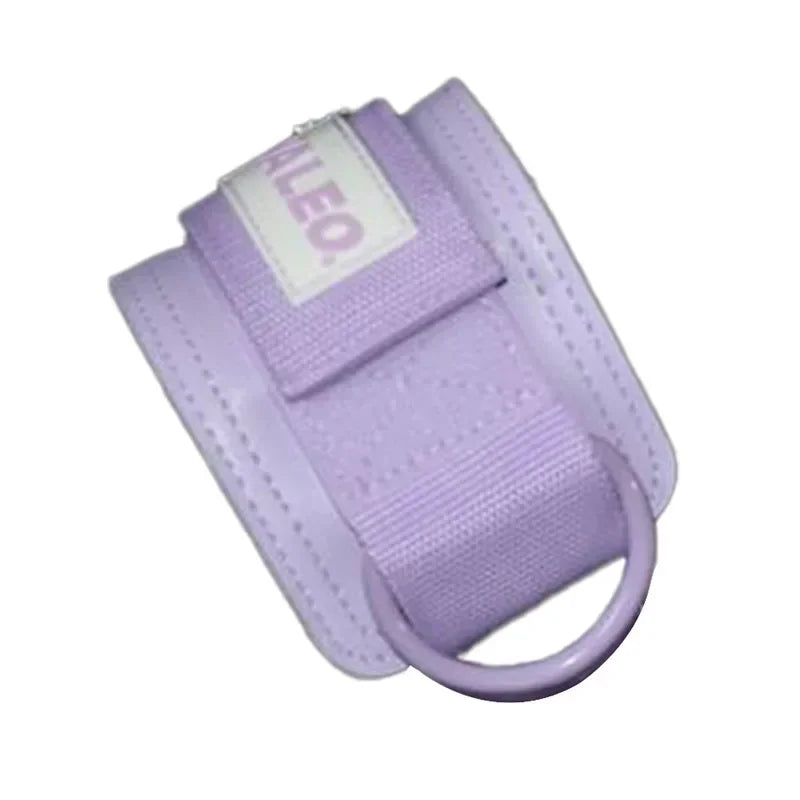Leather Fitness Ankle Straps Adjustable D-Ring Foot Support