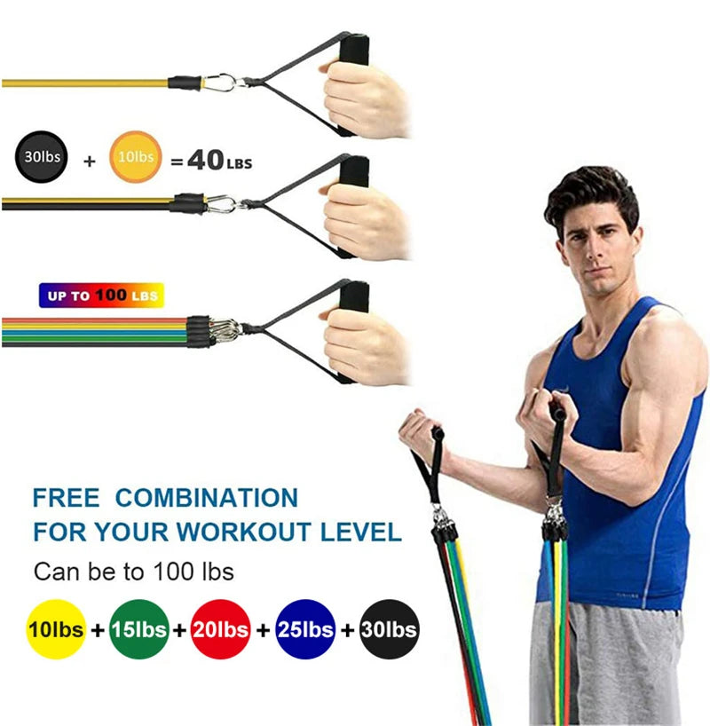 Resistance Bands – Professional Portable Strength Training System