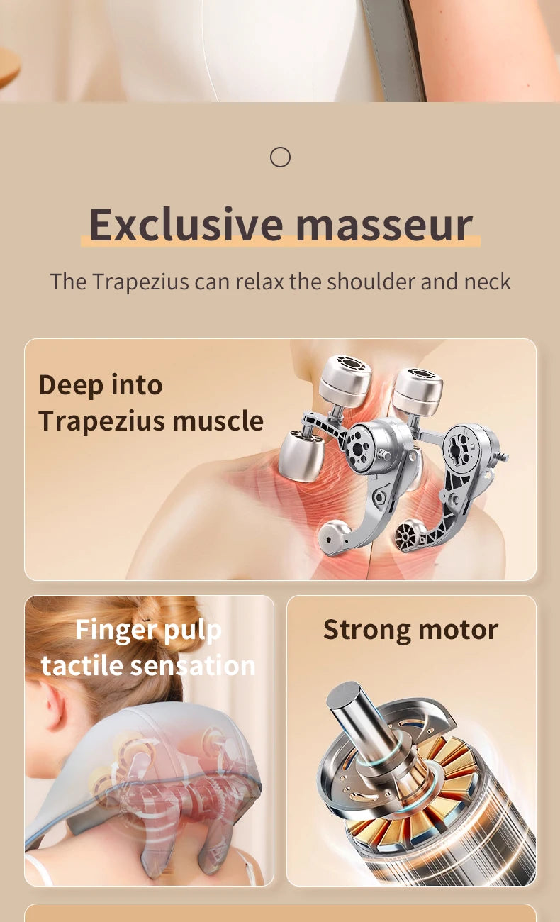 Wireless Neck And Shoulder Kneading Massage