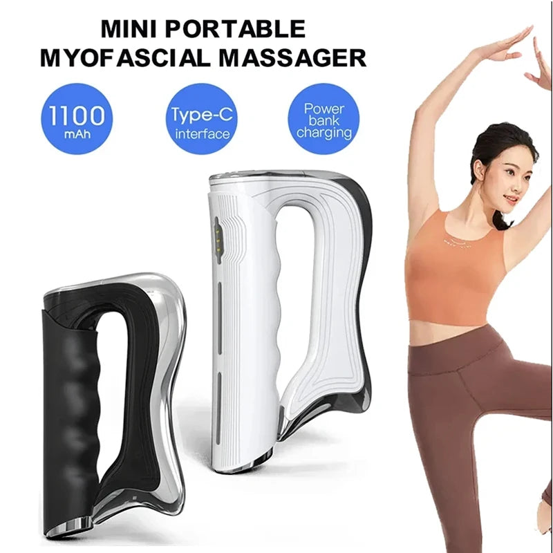 Electric Scraping Fascia Massage Gun – Advanced Muscle Stimulator & Recovery Tool