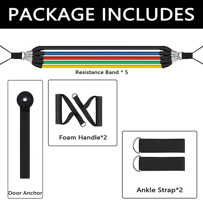Ultimate Resistance Band Set – Total Body Home Gym System