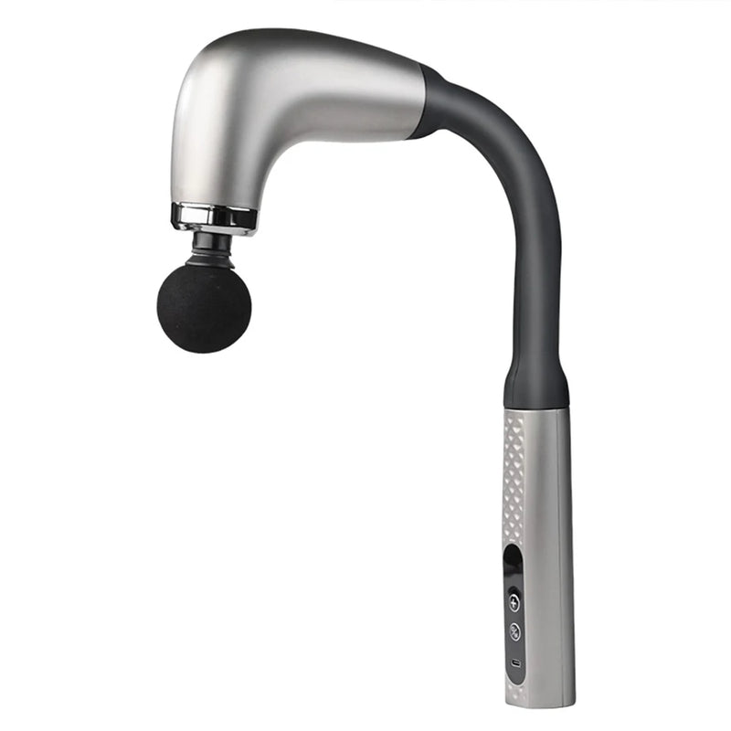 Fascia Gun with Extended Handle – Professional Self-Massage Tool for Hard-to-Reach Areas