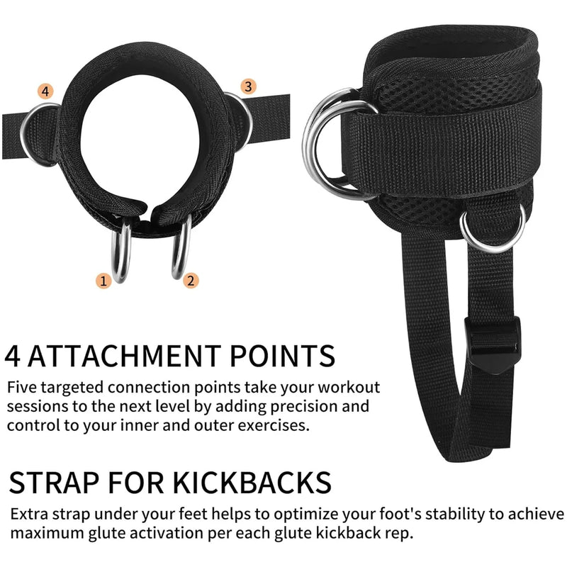 Ankle Straps for Cable Machines Kickbacks
