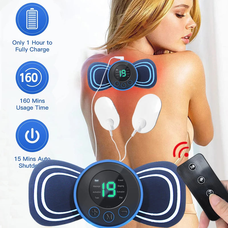Smart Cervical Massage Patch with Remote Control