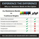 Ultimate Resistance Band Set – Total Body Home Gym System