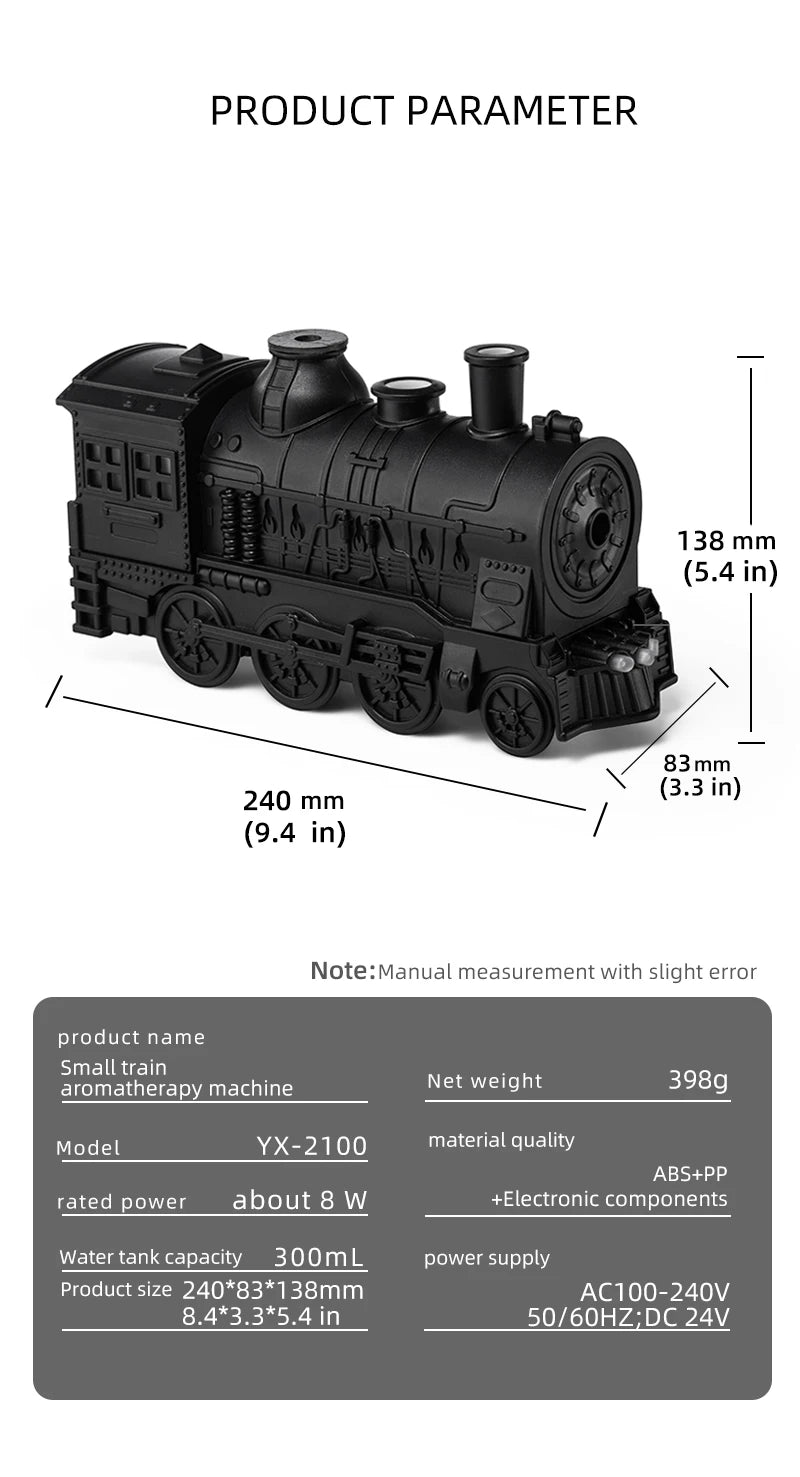 Train Shape Ultrasonic Air Humidifier