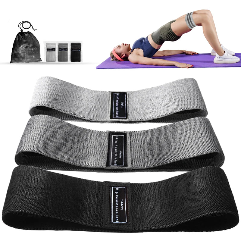Fabric Resistance Booty Bands – Premium Glute & Thigh Sculpting Bands