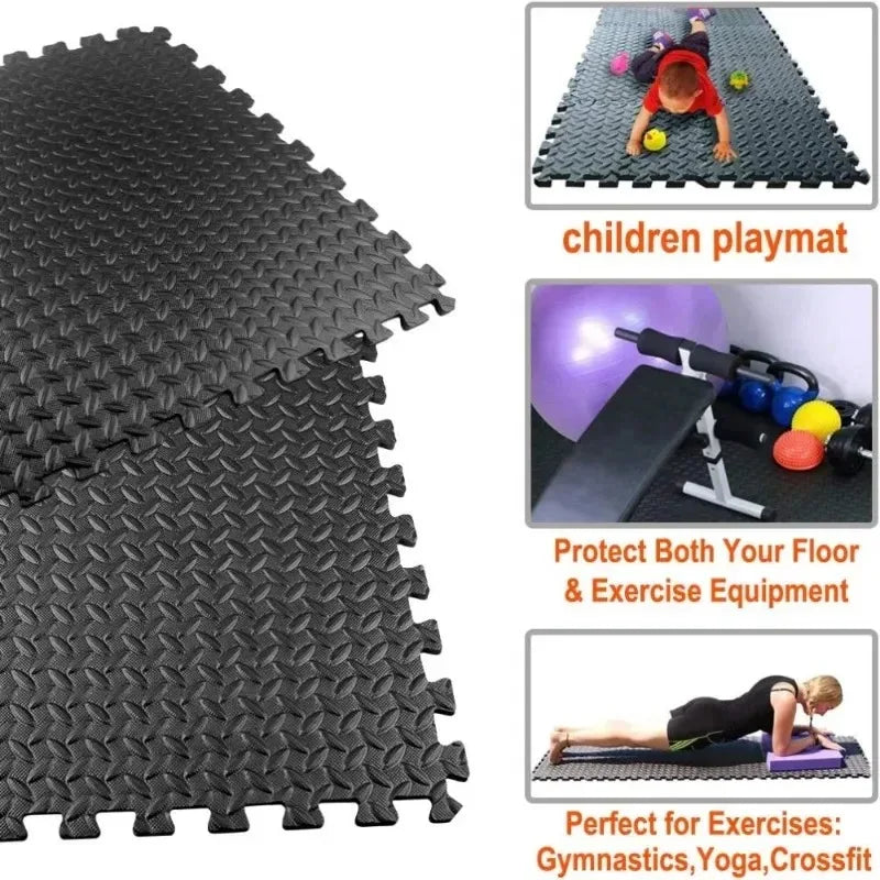 ProGrip Flex Floor Tiles – Premium Non-Slip Gym Mat System