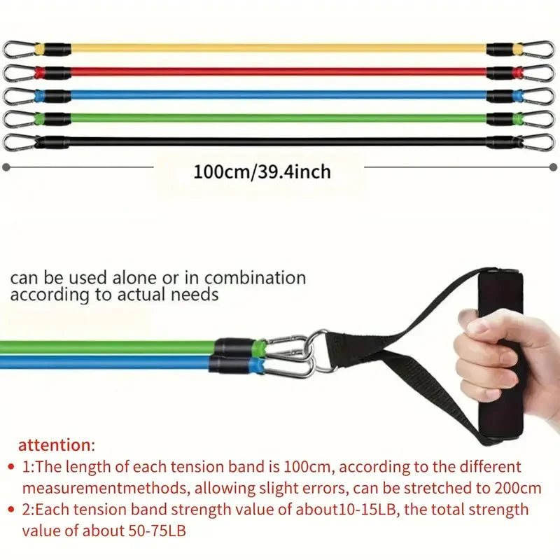Ultimate Resistance Band Set – Total Body Home Gym System