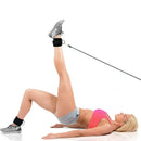 Fitness Ankle Straps Adjustable D-Rings