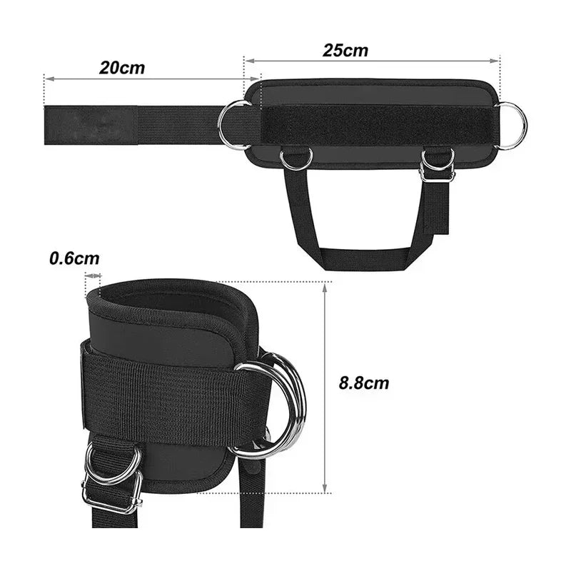Ankle Straps Cable Machines Workouts