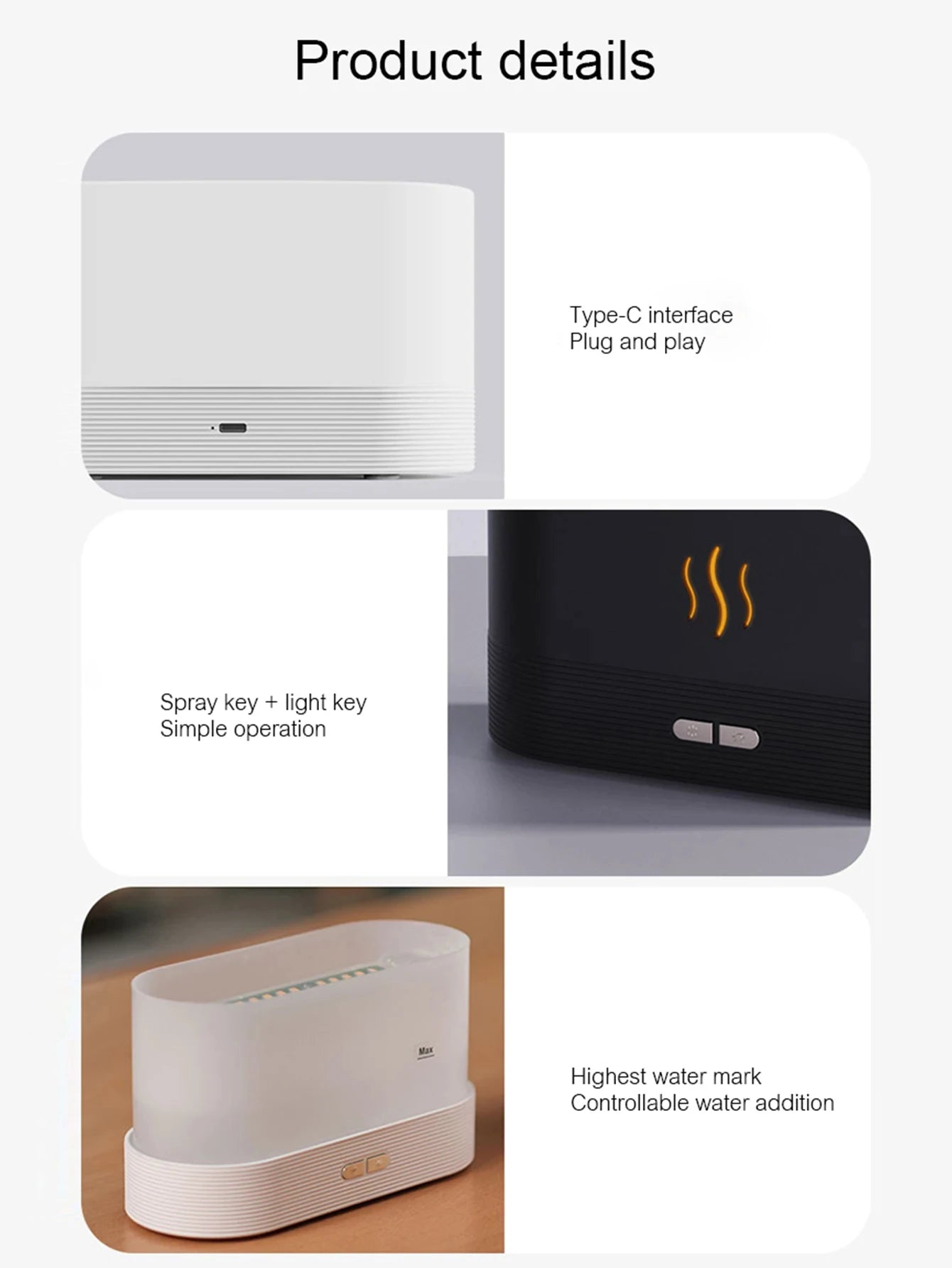 Vissko Aroma Flame Diffuser