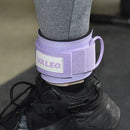 Leather Fitness Ankle Straps Adjustable D-Ring Foot Support