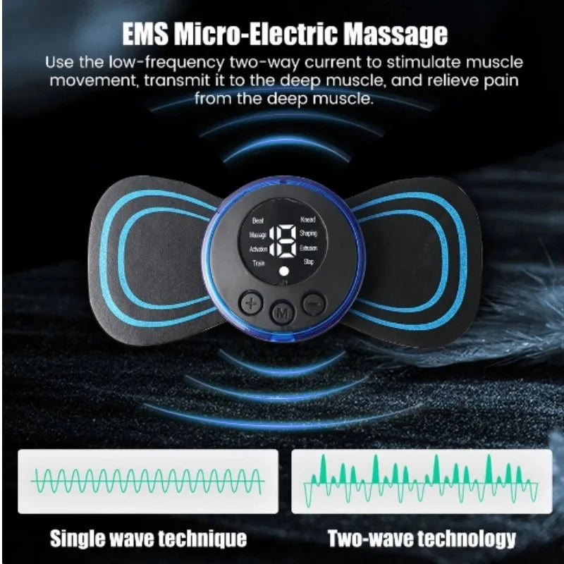 Neck Massager Mini Cervical Back Muscle Pain Relief
