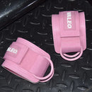 Leather Fitness Ankle Straps Adjustable D-Ring Foot Support