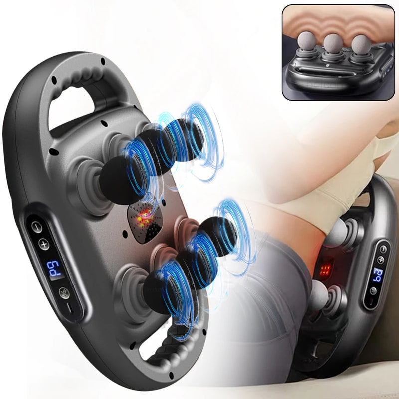 Fascia Gun Pro – 6-in-1 Deep Tissue Massager for Complete Muscle Recovery
