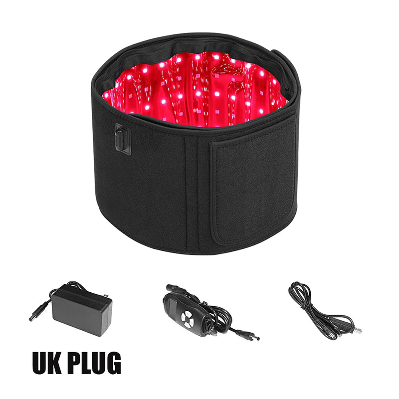 Dual-Wavelength Red & Infrared Light Therapy Belt