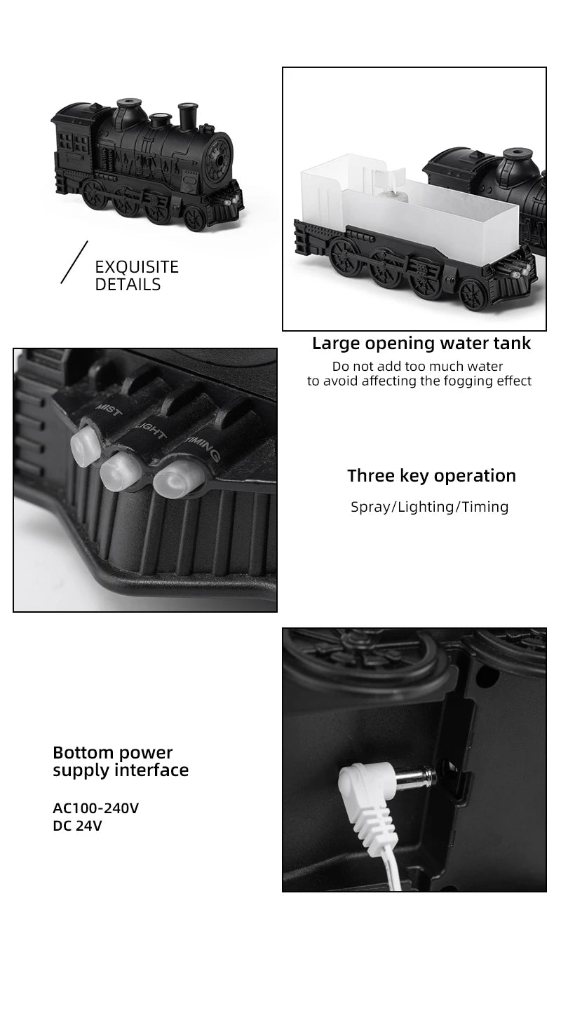 Train Cannon Ultrasonic Humidifier